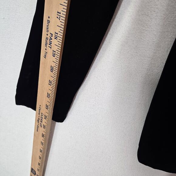 VTG Velvet Top Vtg Sz 7/8 Black Low Back Satin Bow Formal Goth M - Picture 15 of 16